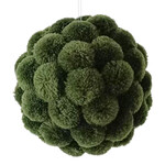 Ball Fabric Pom Poms 4.3" Green