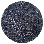 Ice Bead & Glitter 100mm Ornament - Black