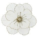 Magnolia White /Champagne  10.5" Sheer W/ CLIP