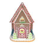 Gingerbread House w/LED (Yellow) 9.3" Clay Dough