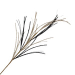 33.5" Black/Champagne Feather Grass Glitter Pick