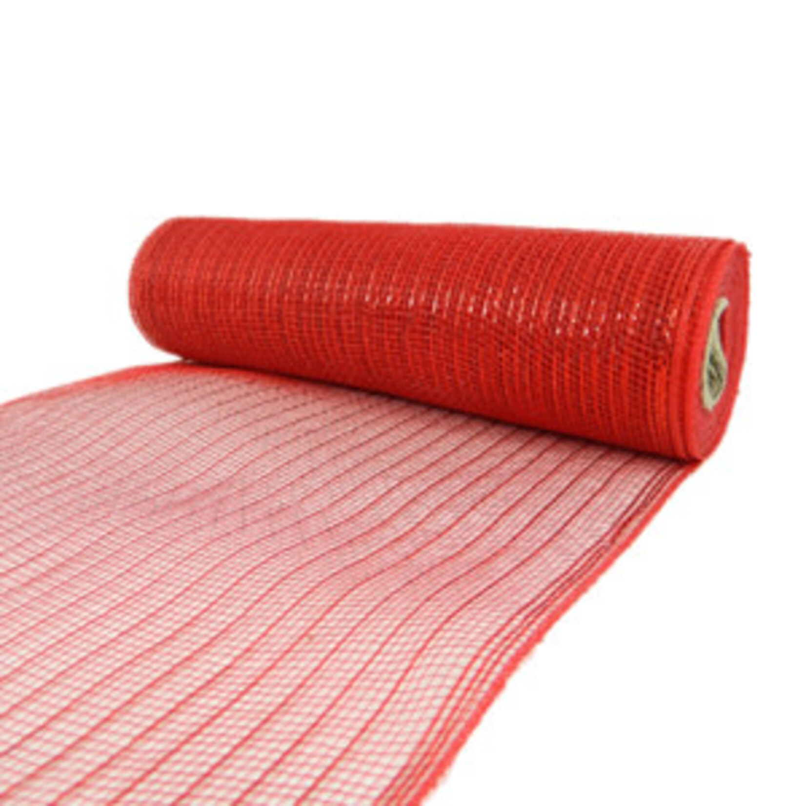 Sinamay Red Sparkle 10.5"x10 yds