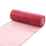 Sinamay Burgundy Sparkle 10.5"x10 yds
