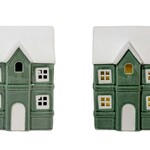 White & Green House  w/ Light