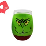 Grinch Stemless Christmas Wine Glass