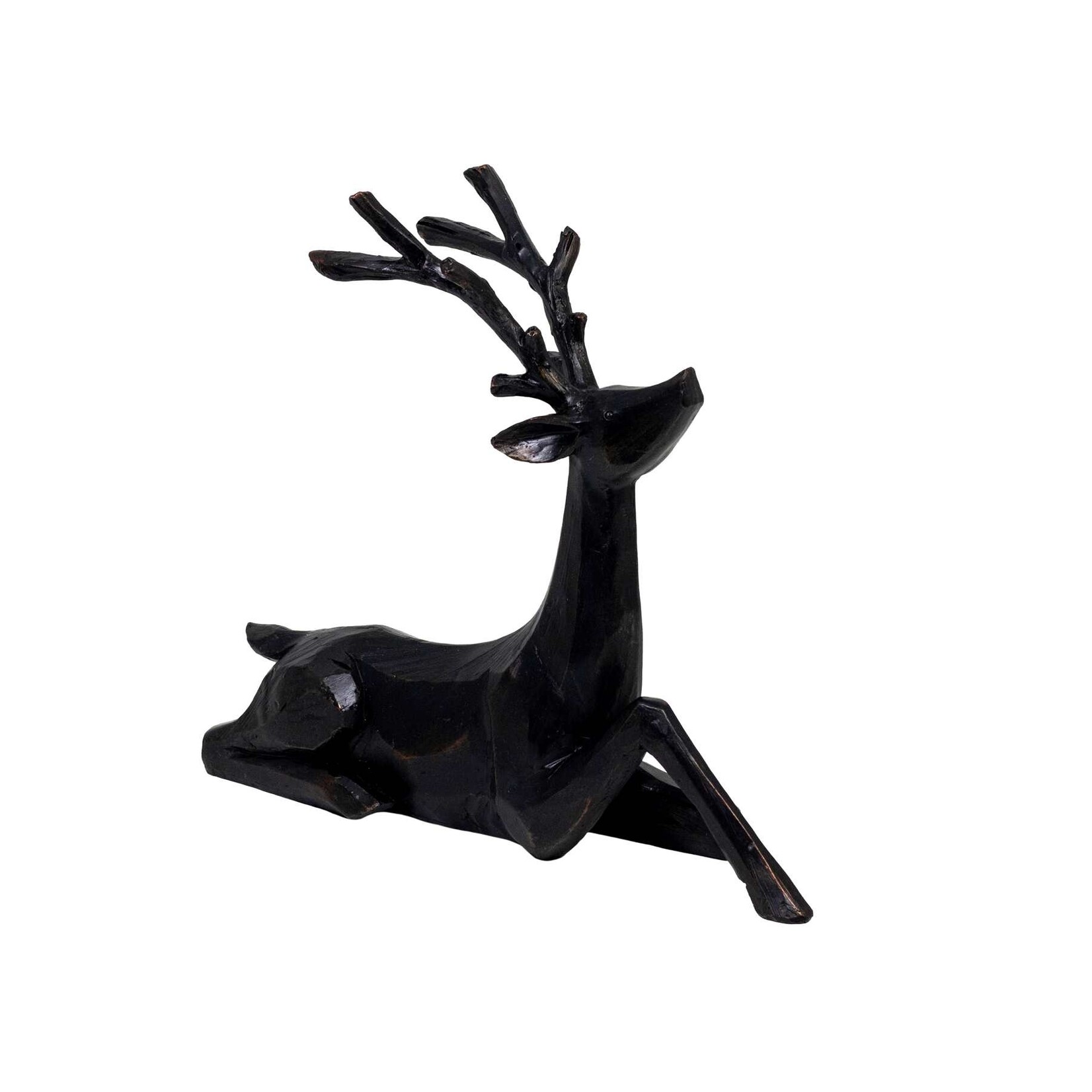 Carved Wooden Deer