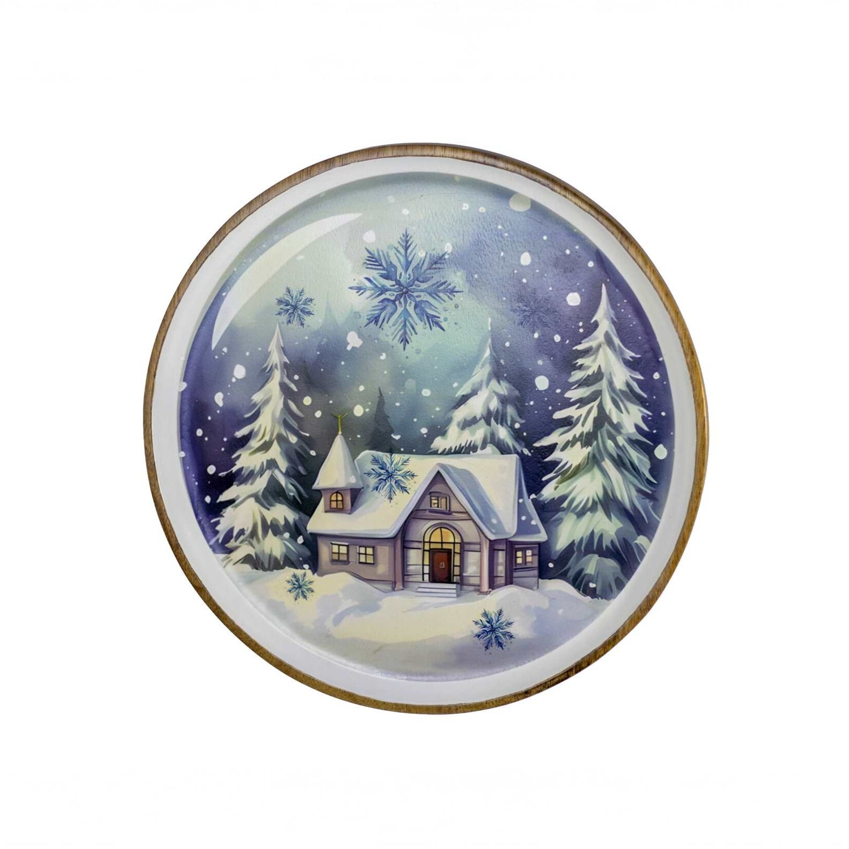 12" ACACIA Winter Home in the woods