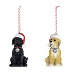 PUPPY ORNM'T-JOY/S'FLAKE
