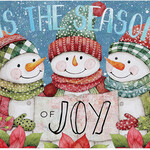 Christmas Cheer Snowmen Sassafras Switch Mat