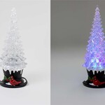 LED Hat w/ Tree & Cardinal on Base