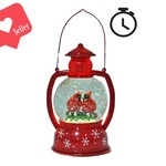 LED Cardinals Lantern w/Timer