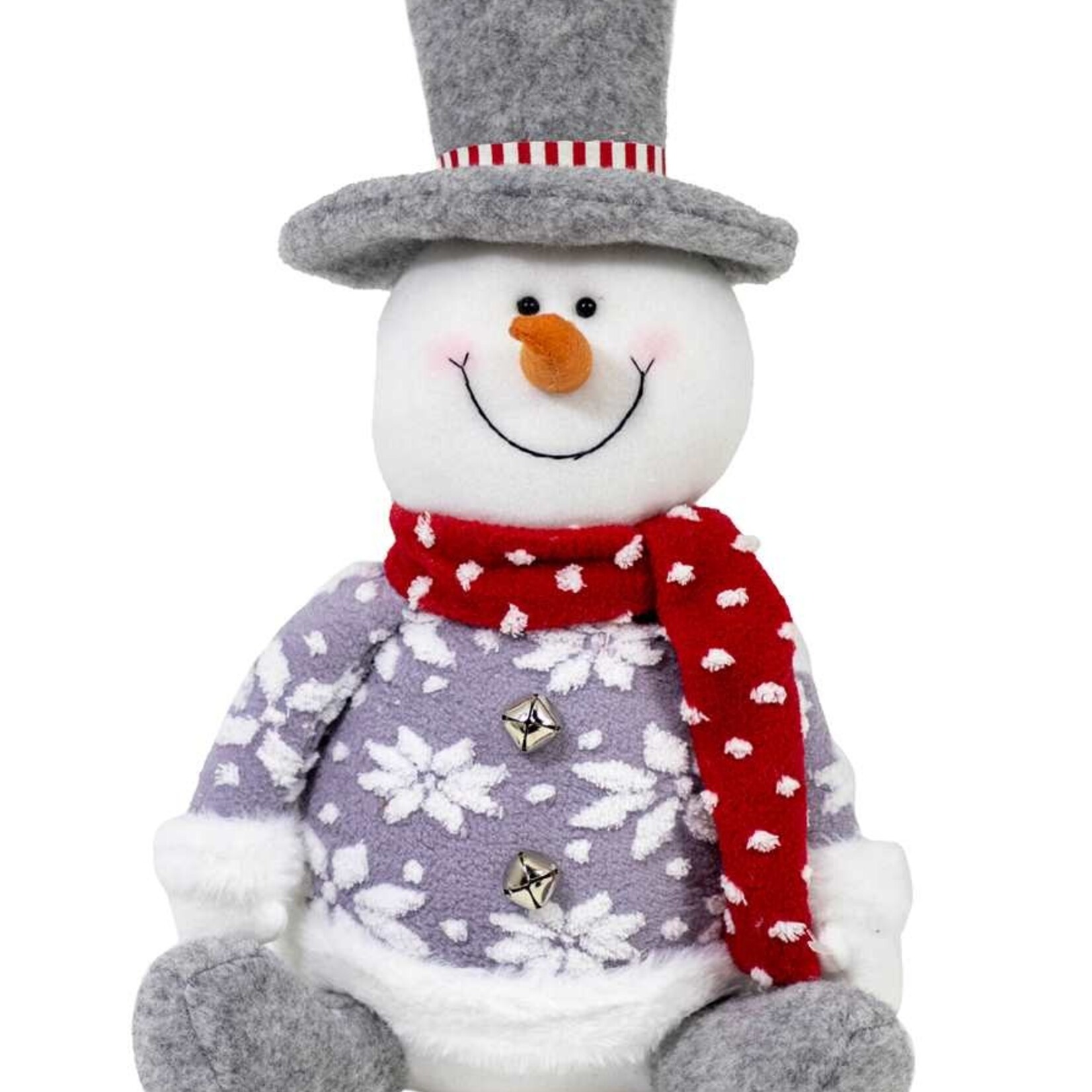 Plush Snowman w/ Hat & Scarf