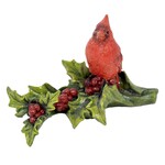 CARDINAL ON BRANCH DECO