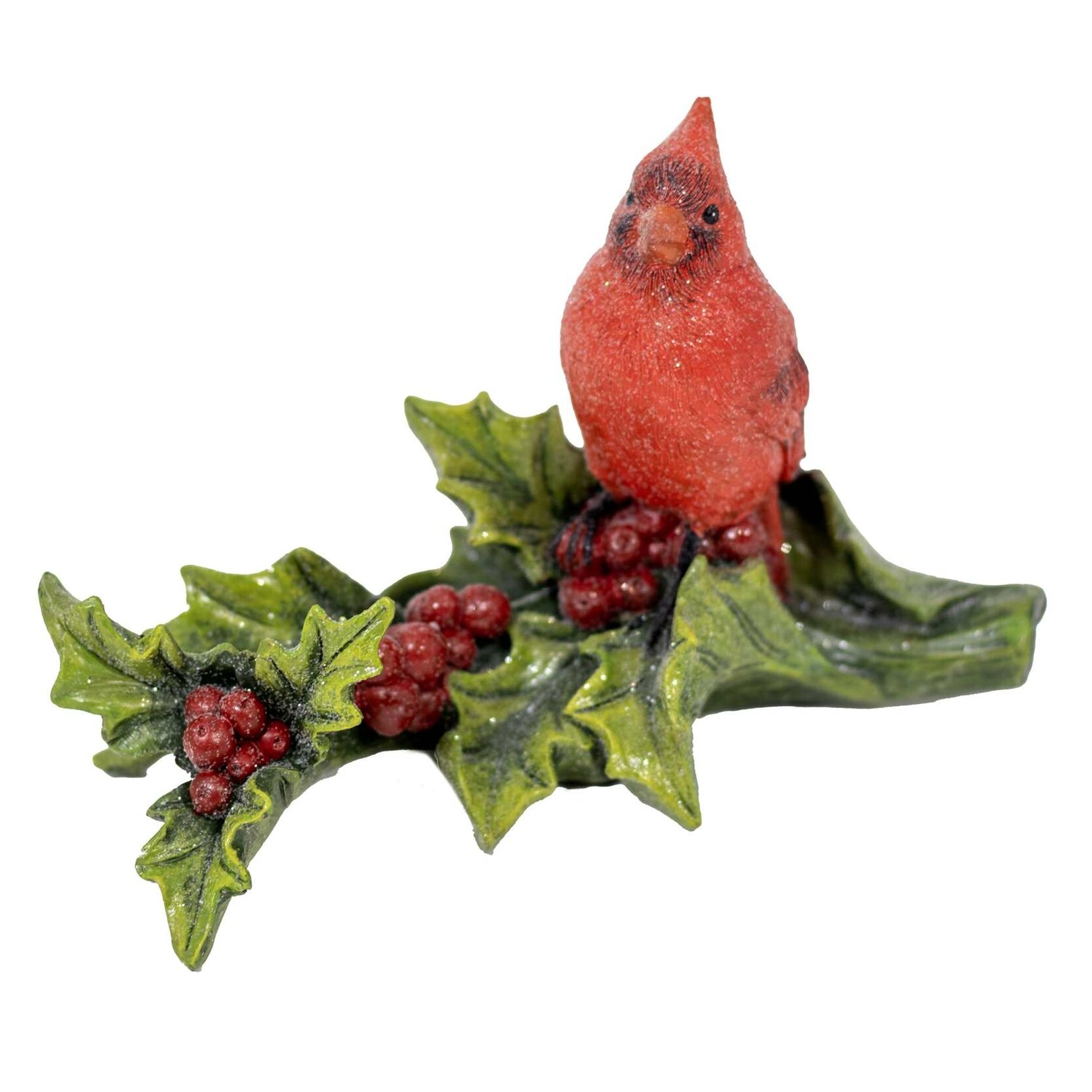 CARDINAL ON BRANCH DECO
