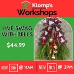November 8th, 2025 | 11am | Saturday | Live Swag with Bells Workshop