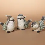 Winter Bird Figurine - 3 Asst.