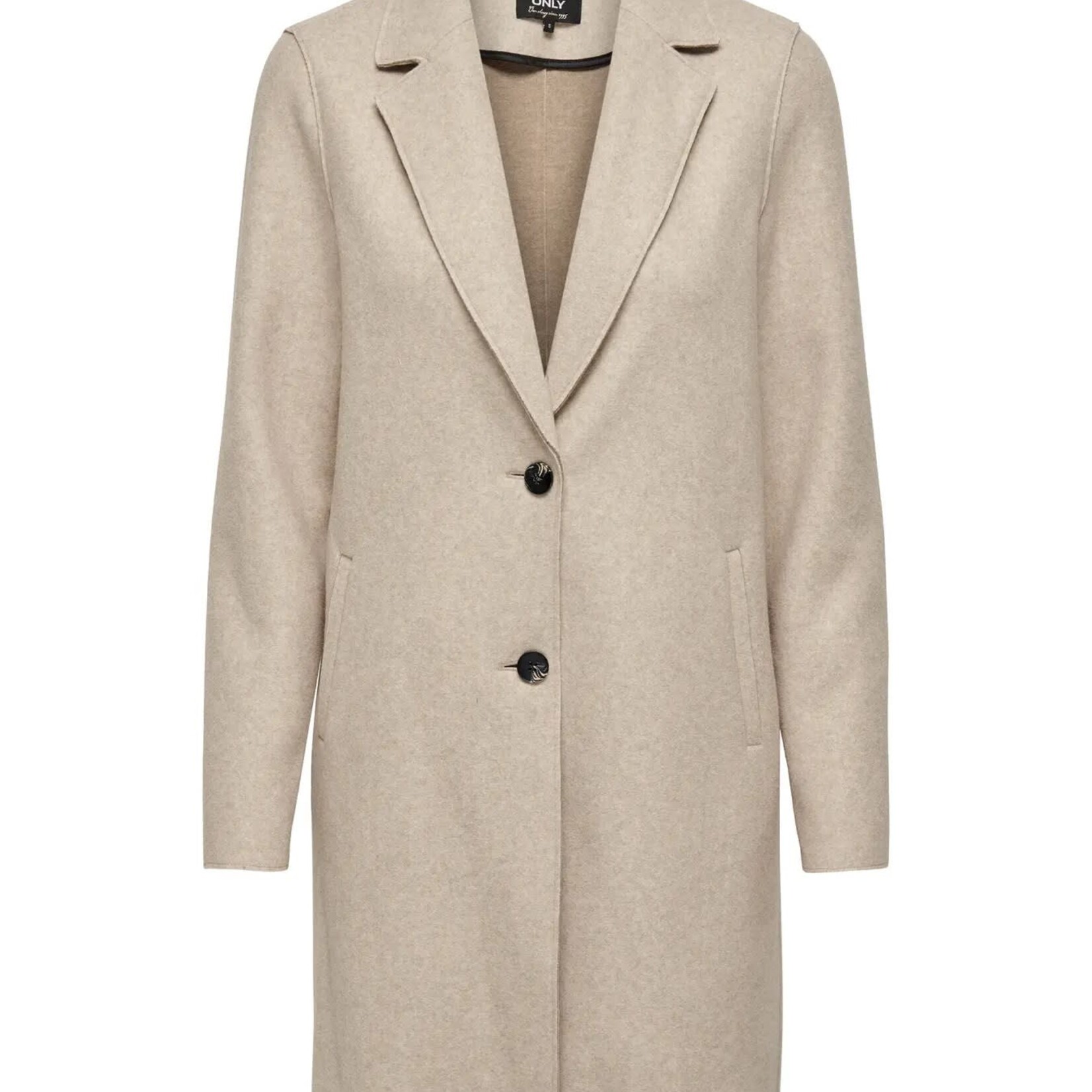 ONLY ONLCARRIE Bonded Coat Humus - Small- Large