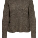 ONLY ONLDANIELLA L/S PULLOVER Major Brown -Small- Large