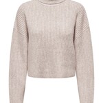 ONLY ONLMELANIE L/S ROLLNECK- Oatmeal - Small - Large