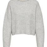 ONLY ONLMELANIE L/S ROLLNECK Light grey - Small - Large