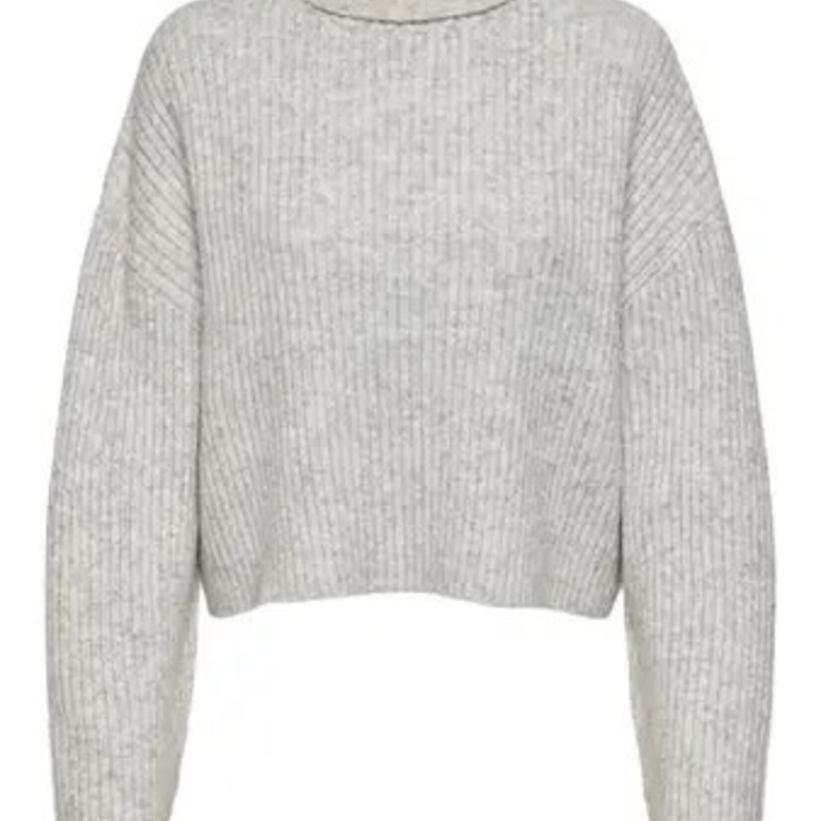 ONLY ONLMELANIE L/S ROLLNECK Light grey - Small - Large