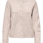 ONLY ONLSIMONI L/S O-NECK CARDIGAN - Pumice Stone -Small - Large