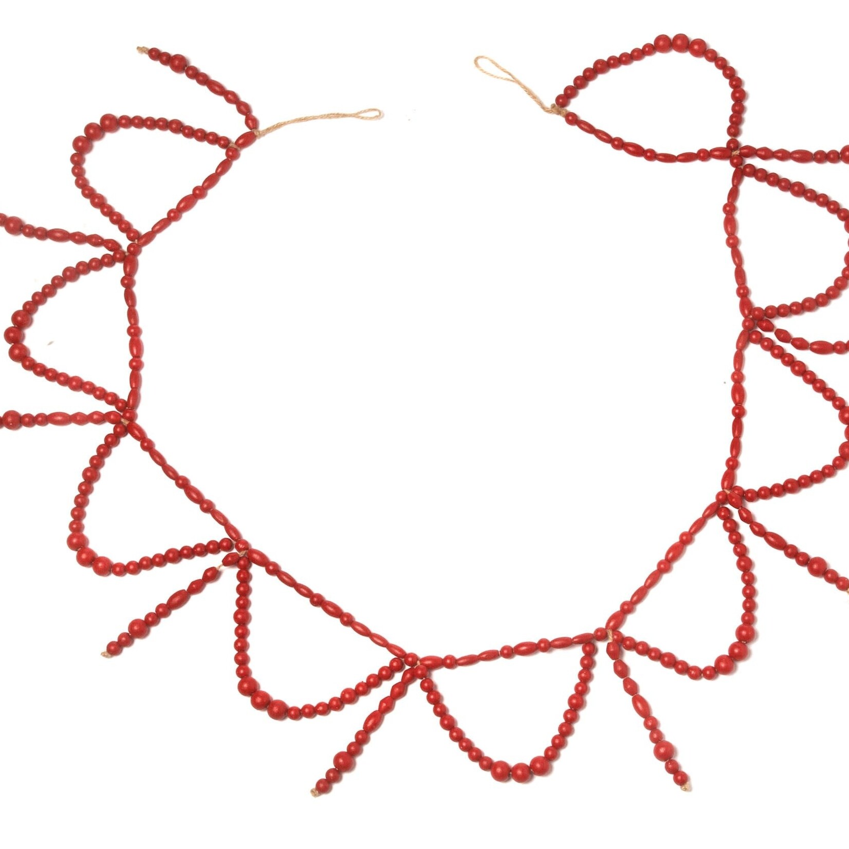 185 CM Bead Garland Red