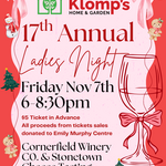 Ladies Night Ticket-Nov 7th 2025 6-8:30pm