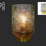6" LED Glass Cylinder