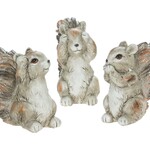 4" HEAR/SEE/SPEAK SQUIRREL  3Asstd.
