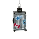 4" SUITCASE ORN W/TRAVEL DECALS