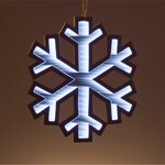 15.5" Snowflake Hanging Infinity Light LED
