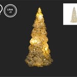 8" LED Frosted Glass Tree