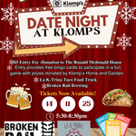 Klomp's Date Night Ticket-Nov 14th 5:30-8:30