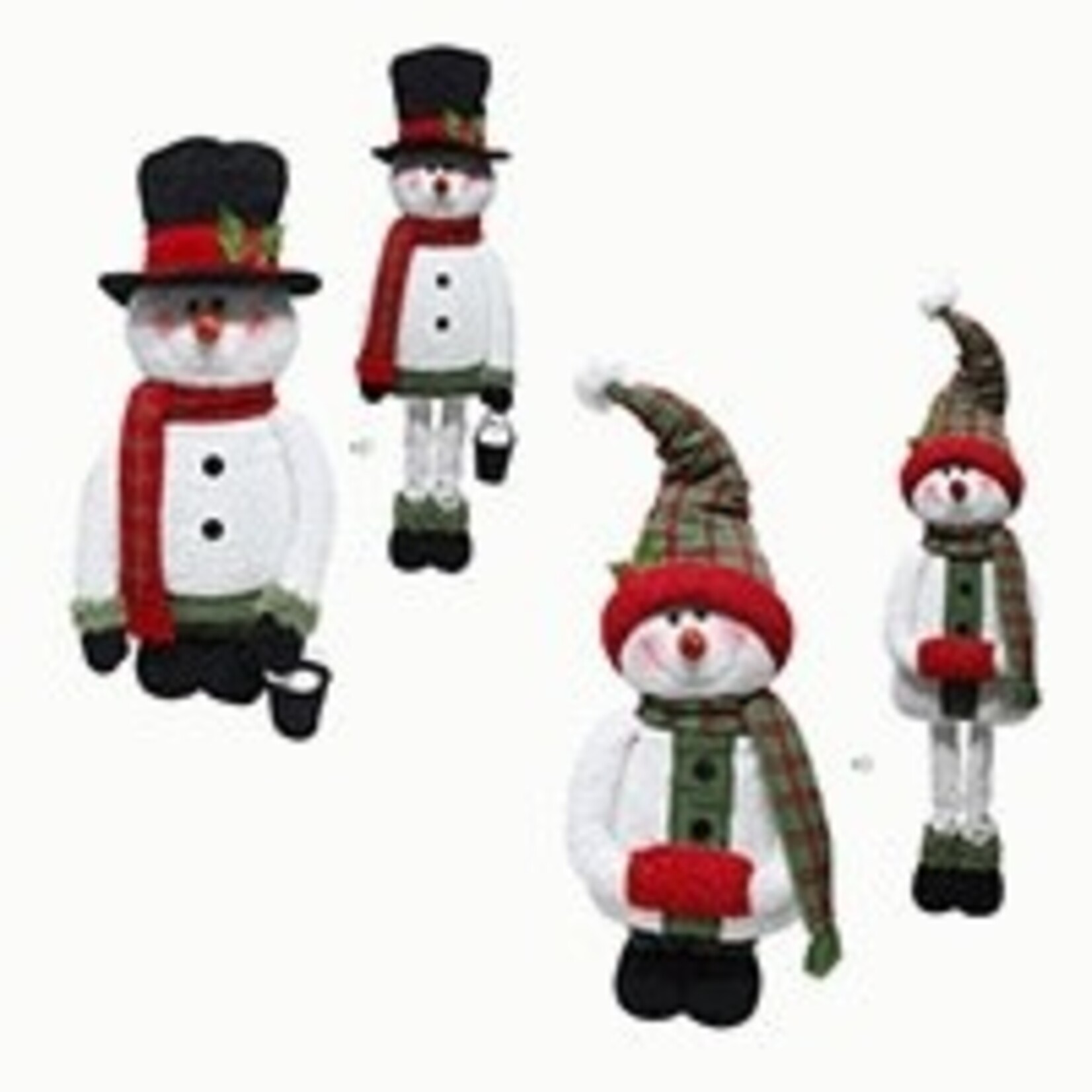 Standing Snowman w/ Extendable Legs - 2 Asst.  BOY or GIRL