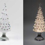 LED Water Spinner Tree w/Linghts