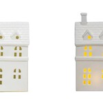 White Porcelain LED House Decor.