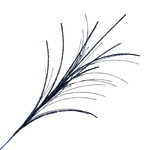 SPRAY FEATHER GRASS NAVY 26" GLITTER
