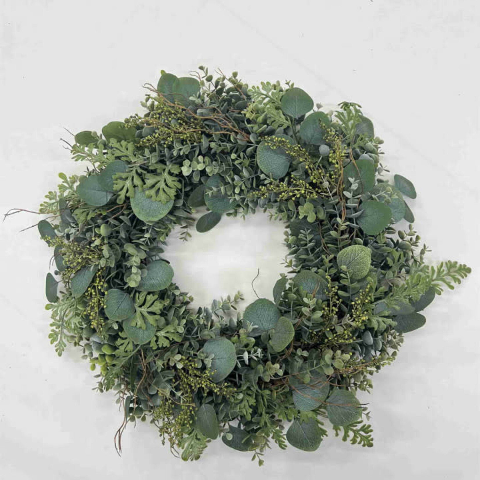 22" Mixed Eucalyptus Wreath