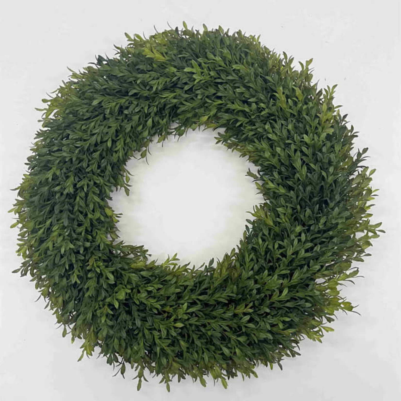24" UV Treated boxwood wreath