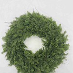 22" Mixed greenery Wreath