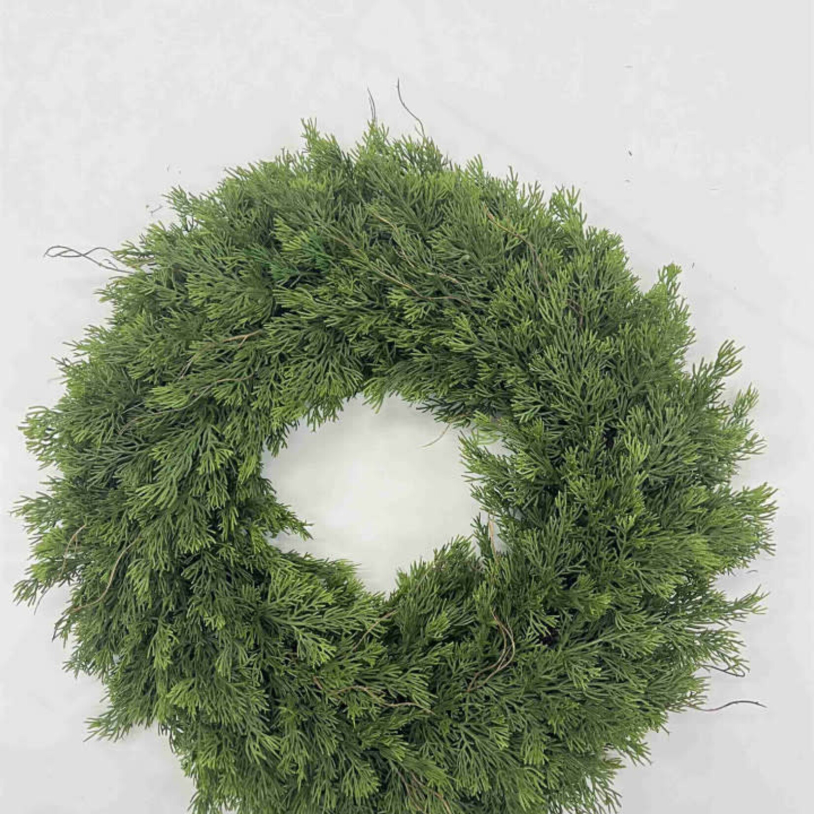22" Mixed greenery Wreath