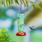 Pollinator Garden Bird Feeder, Mosaic Glass Hummingbird Feeder