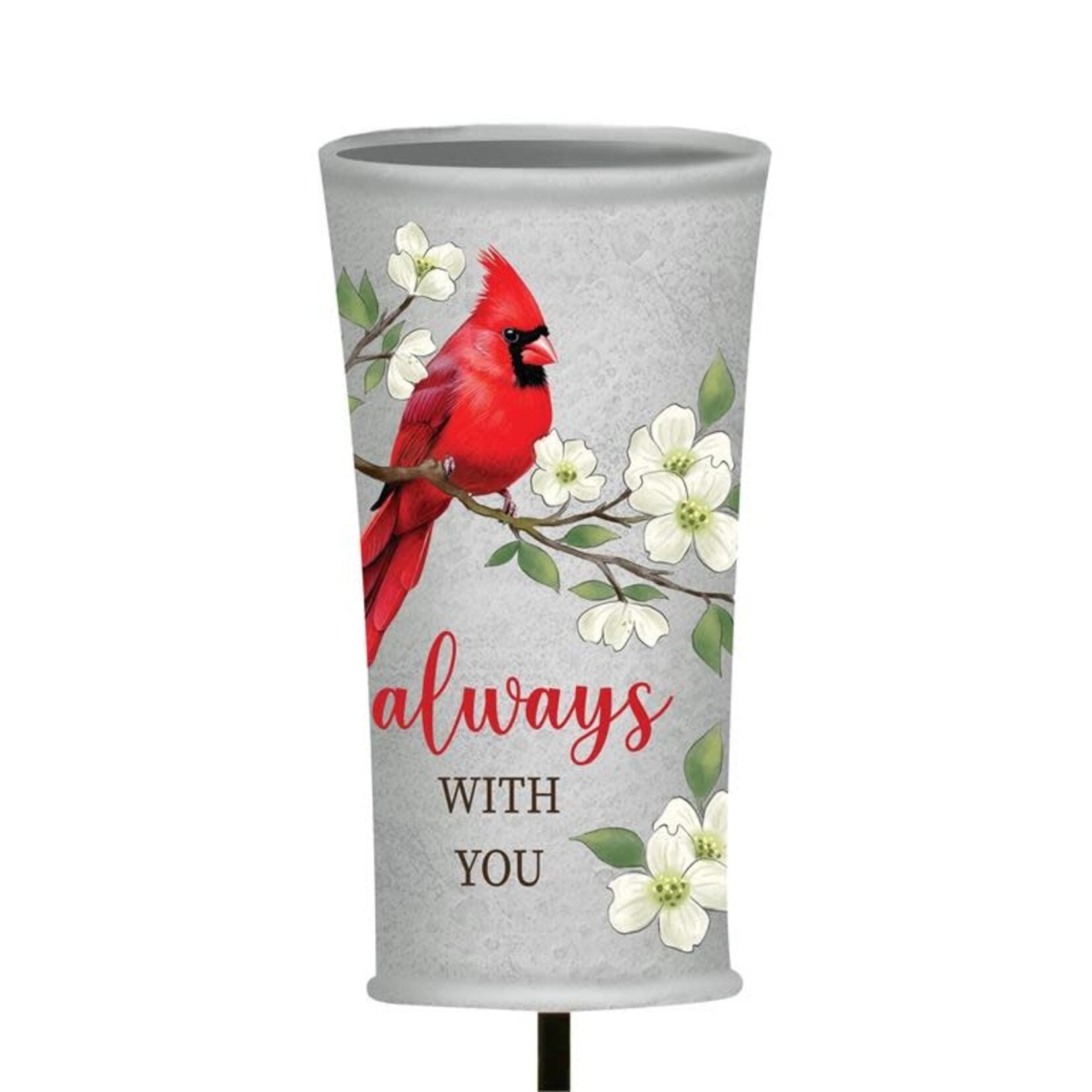 Memorial Garden Stake, Cardinal Planter Stake, Asst of 2