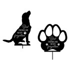 Pet Memorial Garden Stake, 2- Asst