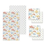 Blossoms Kitchen Gift Set Quick Dry, 1pc Towel and 2pc Dish Cloth