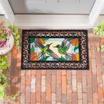 Stained Glass Hummingbirds Sassafras Switch Mat