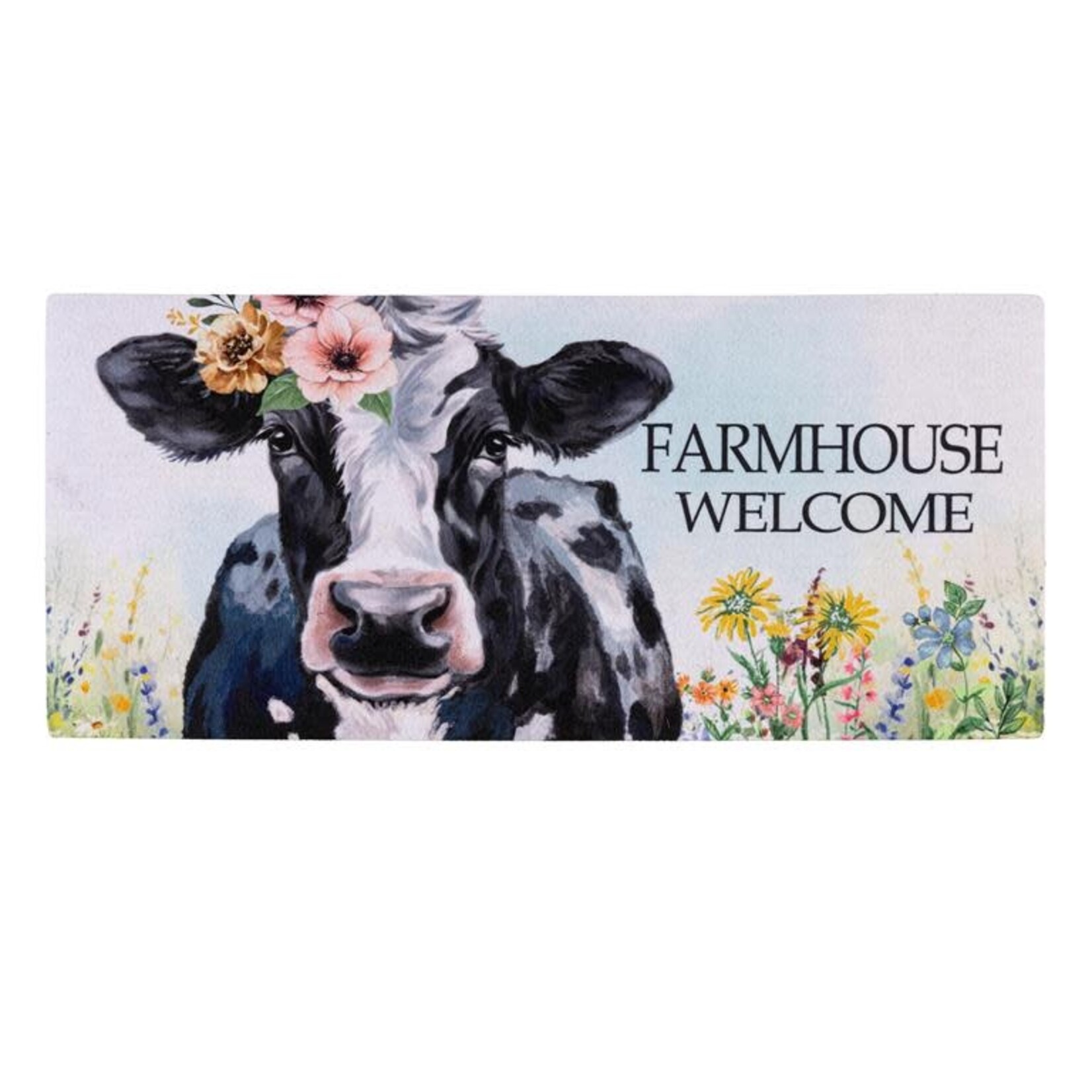 Floral Cow Sassafras Switch Mat