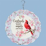 Memorial Wind Spinner, Cardinal Sentiment Illusion Spinner