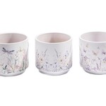 Botanical Garden Round Planters - 3 Asst.